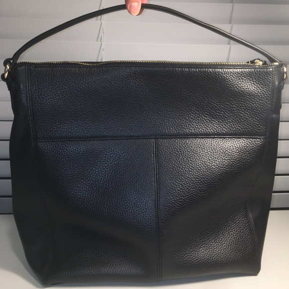 Cole Haan Black Leather Hobo - Picture 2 of 8